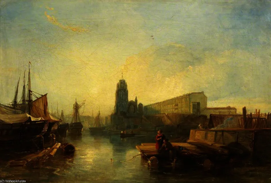 Bristol Harbour — William James Müller