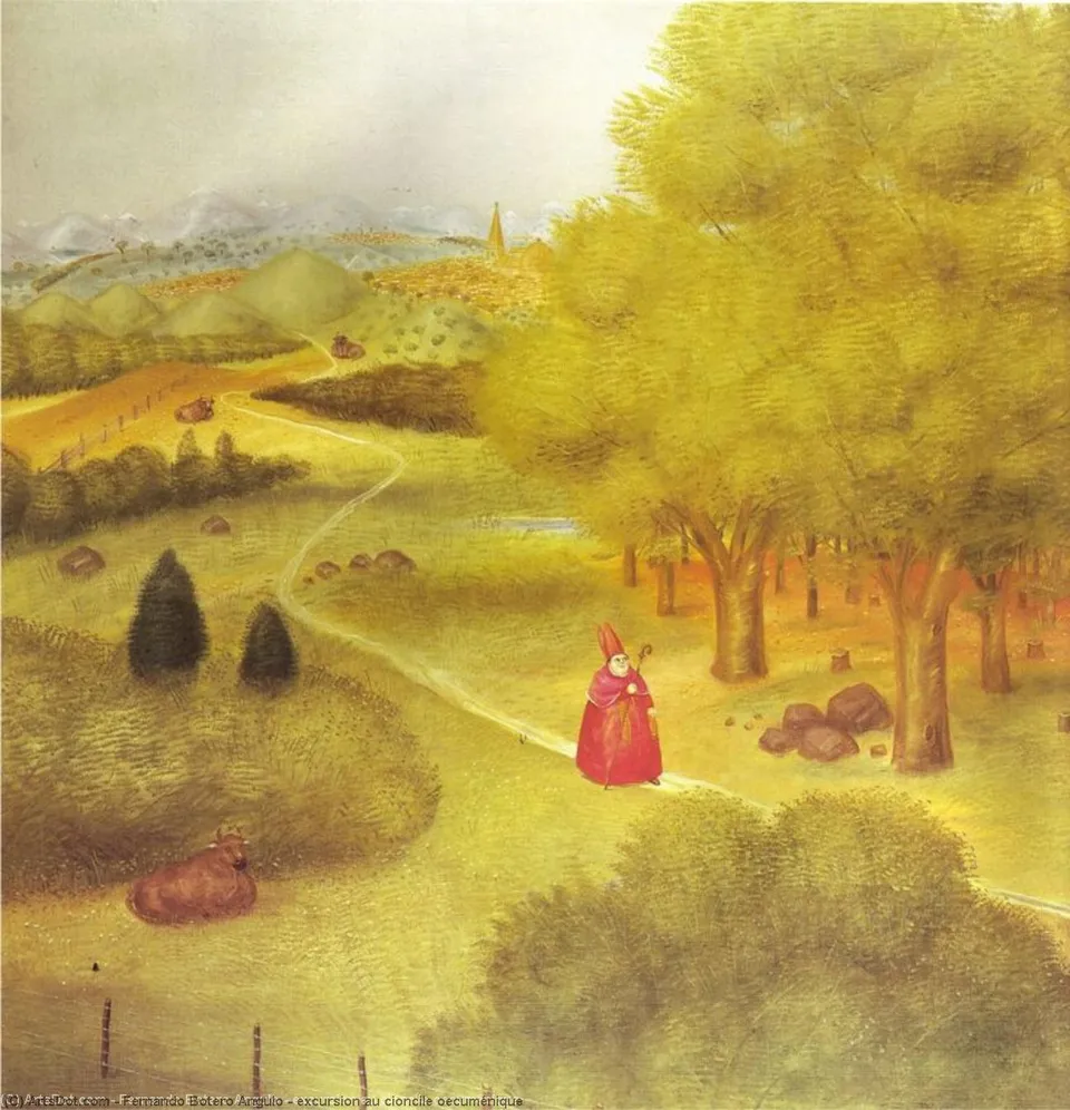 Excursion Au Cioncile Oécuménique — Fernando Botero