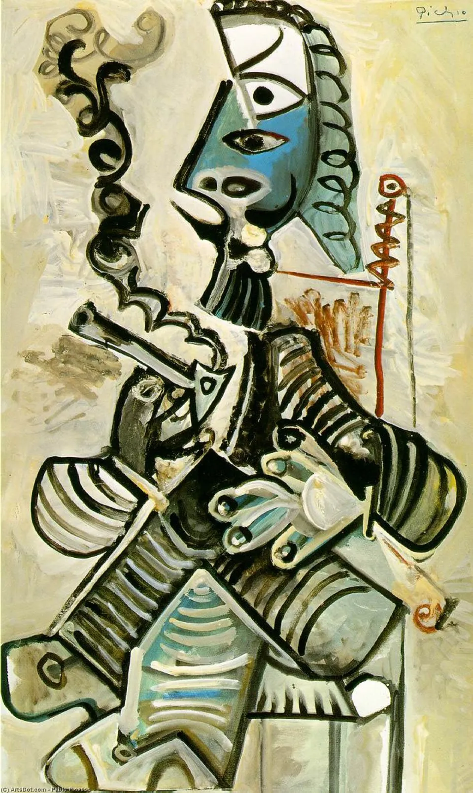 Man With Pipe — 毕加索
