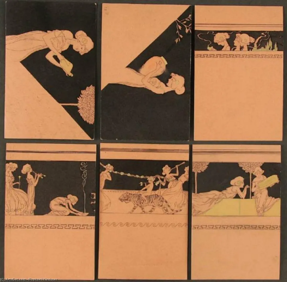 Scenes Of Ancient Greece — Raphael Kirchner
