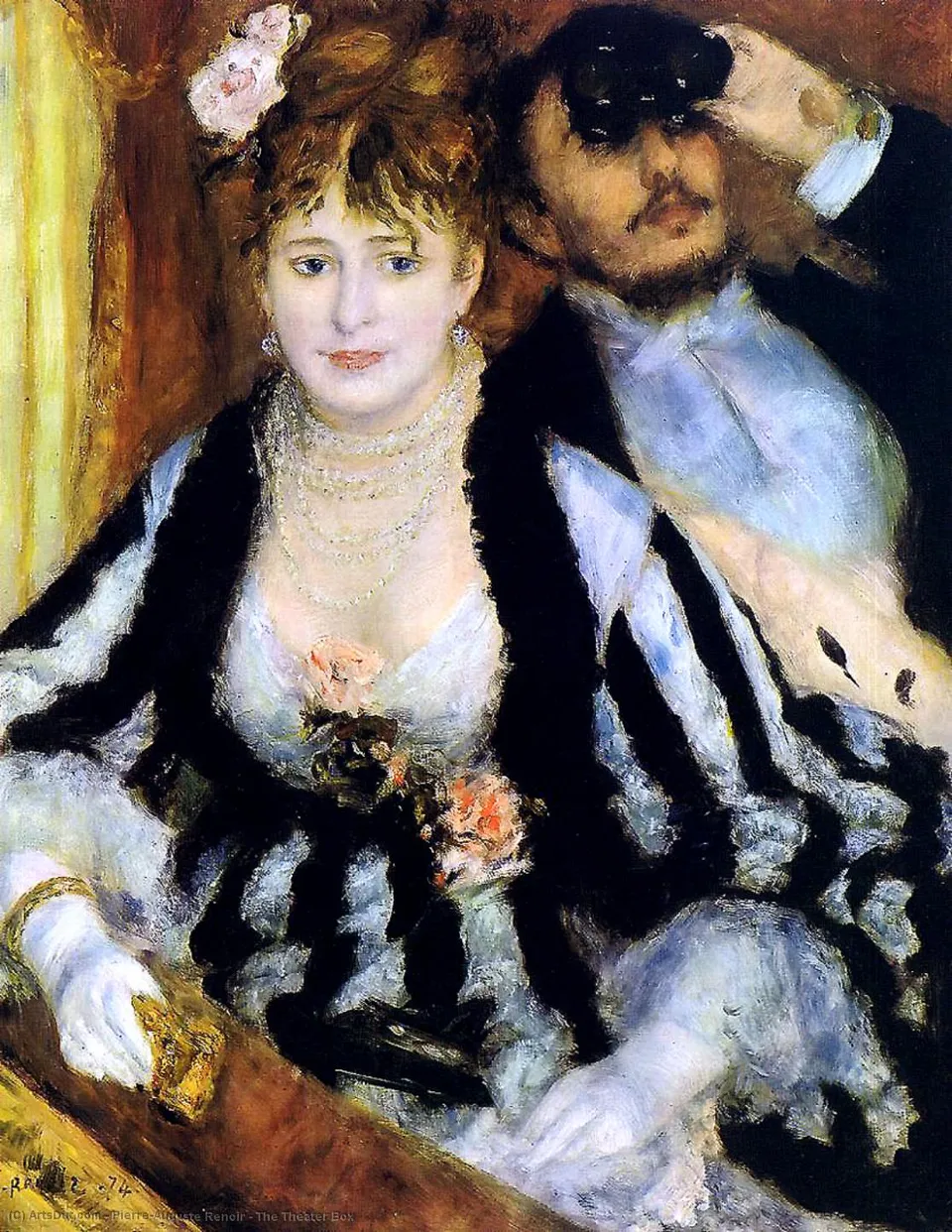 The Theater Box — Pierre-auguste Renoir