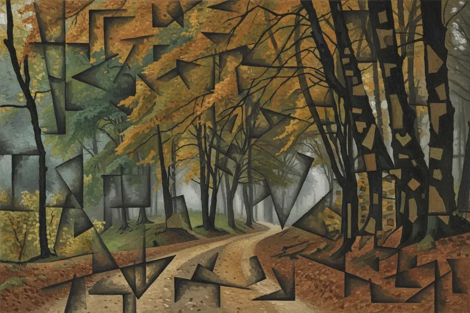 Autumnal Facets: A Path Remembered — Jacques Villedieu