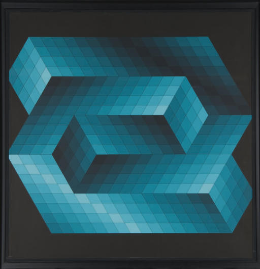 Zelená Kompozice — Victor Vasarely