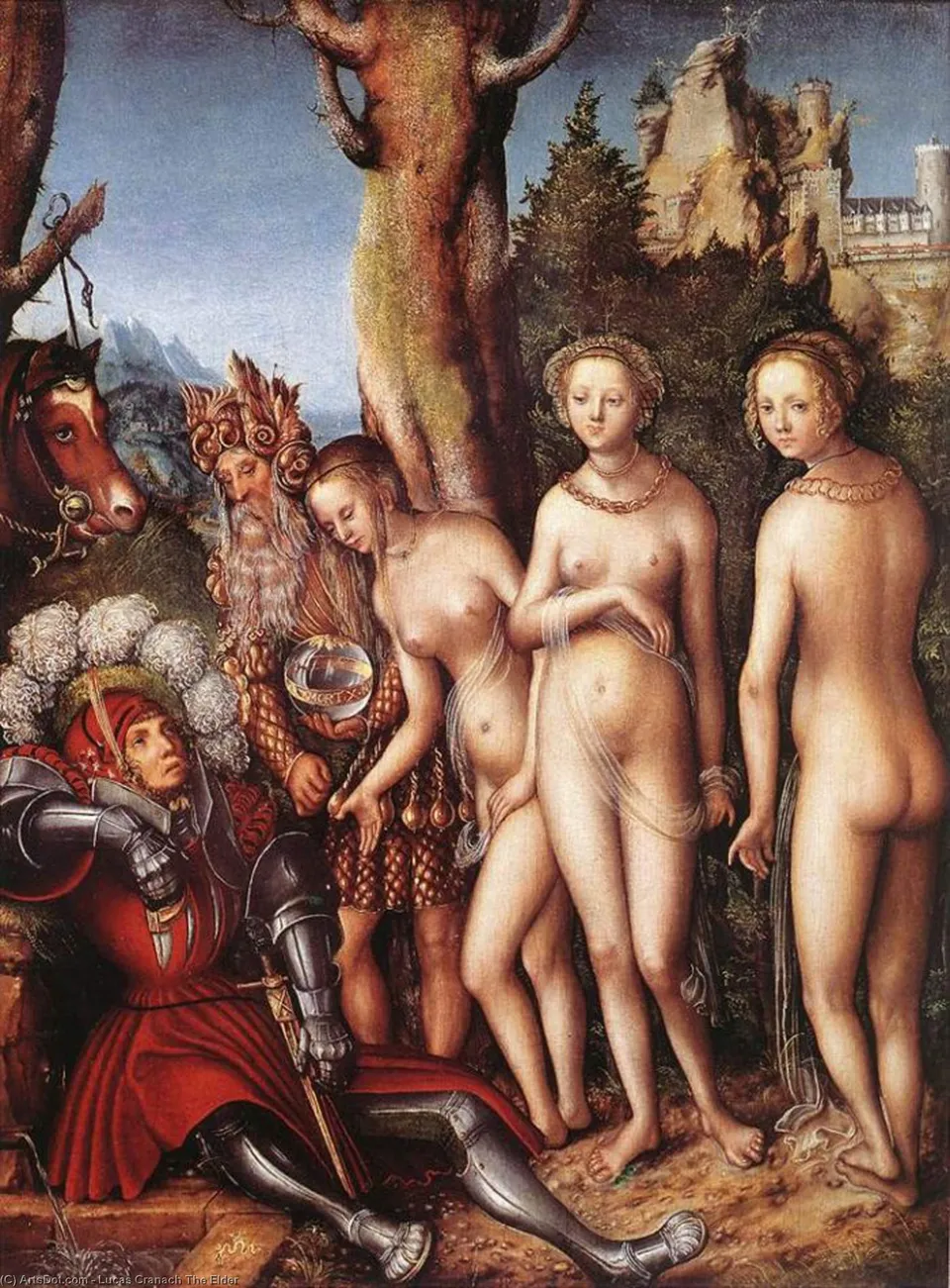 The Judgment Of Paris — Yaşlı Lucas Cranach