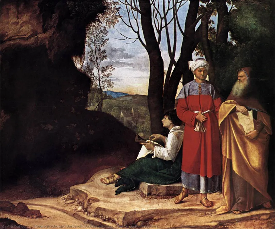 Tři Filozofové — Giorgione