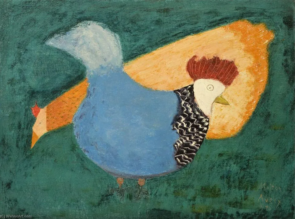 Two Chickens — Milton Avery