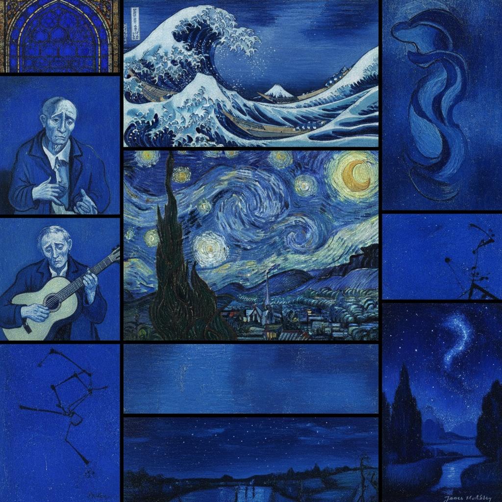Midnight Blue Magic: 10 Iconic Paintings Defined by Deep Blue Tones