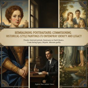 Reimaginarea Portretului Regal: Comandarea de Picturi în Stil Istoric pentru Identitatea și Moștenirea Contemporană