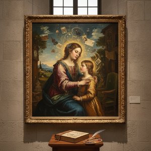 Eternal Elegance: Transform Your Personal Moments into Renaissance Oil Masterpieces with OriginalUniqueArt Custom Commissions