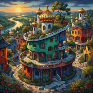 Friedensreich Hundertwasser: A Celebration of Organic Form & Rejection of Straight Lines