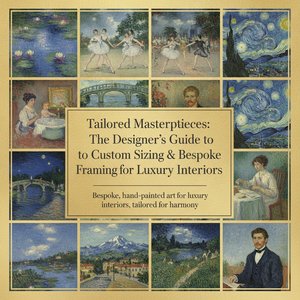 Tailored Masterpieces: The Designer's Guide to Custom Sizing & Bespoke Framing for Luxury Interiors
