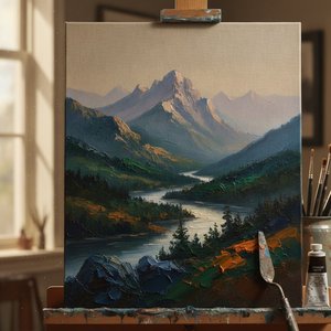 Beyond the Image: The Enduring Allure of Textured Canvas in Hand-Painted Art