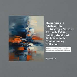 Harmonies Abstraites : Cultiver une Narration à Travers la Palette, l'Ambiance et la Technique dans la Collection Contemporaine