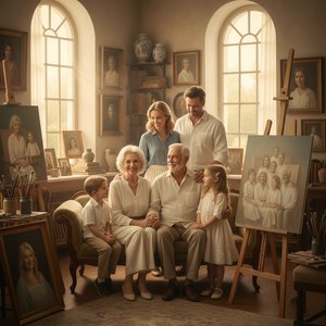 Recomposing Time: Preserve Family Bonds with Heirloom Portrait Art