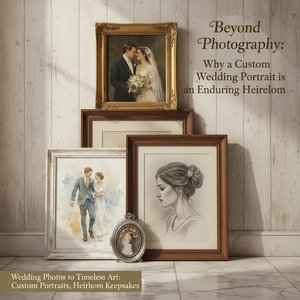 Beyond Photography: Why a Custom Wedding Portrait is an Enduring Heirloom