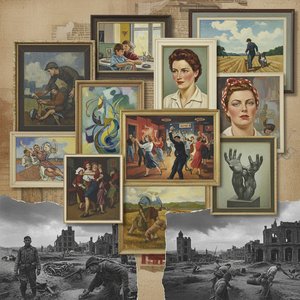 Echoes Of War & Hope: Top 10 Artworks Reflecting The 1940s | Originaluniqueart