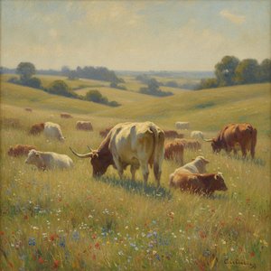 Pastoral Grace: Discovering the Soulful Beauty of Cattle in Impressionist Masterpieces