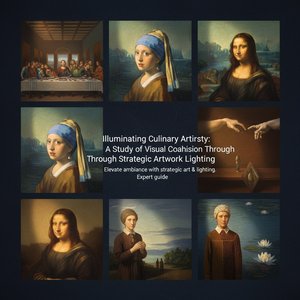 Illuminating Culinary Artistry: A Study of Visual Cohesion Through Strategic Artwork Lighting