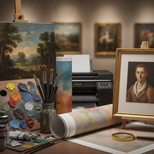 OriginalUniqueArt.com F.A.Q.: The Connoisseur's Guide to Premium Art Mediums: Hand-Painted Oils, Giclée & Fine Art Prints
