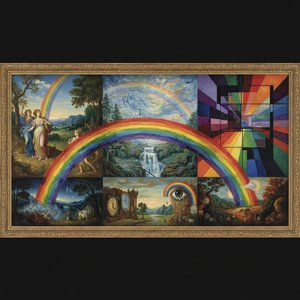 Spectrum of Splendor: A Visual Journey Through the Ethereal Magic of Rainbows in Fine Art