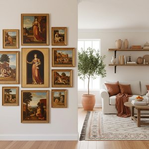 Sienna's Embrace: 10 Master Paintings & Timeless Home Decor Ideas