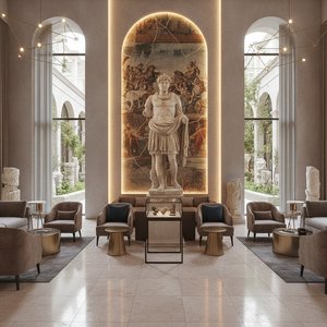 Timeless Grandeur: A Procurement Guide to Integrating Roman Ruins Fine Art into Luxury Hotel Interiors