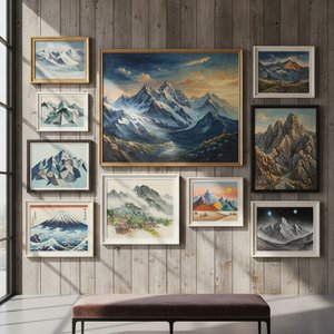 Peak Inspiration: 10 Breathtaking Artworks That Capture the Majesty of Mountains