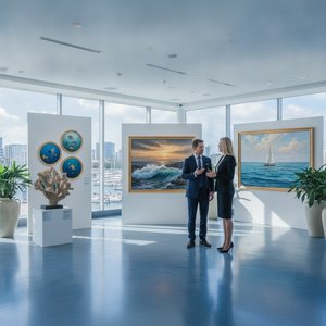 Premium Marine & Seascape Artworks: The Professional Procurement Guide for Hospitality and Corporate Decor