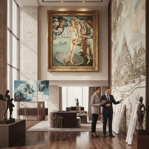 Transforming Hotel Spaces with Timeless Art: A Designer's Guide to Reproduction Fidelity & Customization at OriginalUniqueArt.com
