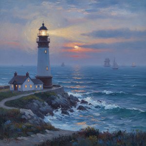 Luminous Beacons: Capturing the Ethereal Soul of Lighthouses in Impressionist Masterpieces
