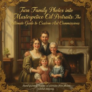 Turn Family Photos into Masterpiece Oil Portraits: The Ultimate Guide to Custom Art Commissions