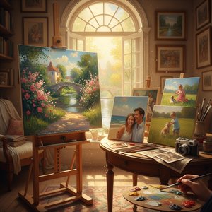 Transform Your Cherished Memories into Timeless Impressionist Masterpieces