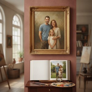 OriginalUniqueArt.com F.A.Q.: The Art of Commissioning Timeless Custom Family Oil Portraits from Your Private Archives