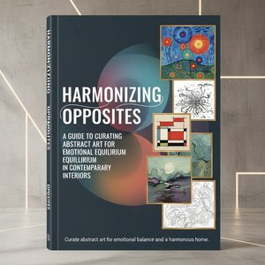 Harmonizing Opposites: A Guide to Curating Abstract Art for Emotional Equilibrium in Contemporary Interiors