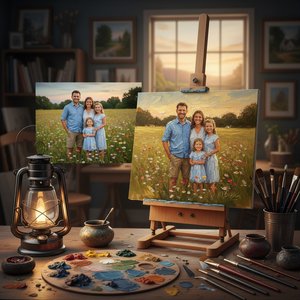 From Pixel to Palette: Transform Cherished Photos into Enduring Oil Painting Legacies