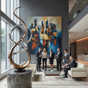 Elevating Business Spaces: The Strategic Power of Custom Art Investments