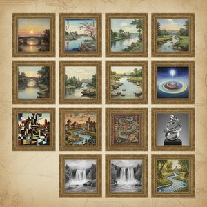 Flowing Masterpieces: 10 Stunning Artworks That Capture the Spirit of Rivers