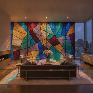 Masterpieces of Light & Color: Elevating Luxury Interiors through the Timeless Allure of Luminous Art