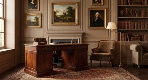 Mahogany Masterpieces: 10 Famous Paintings & Timeless Home Decor Ideas