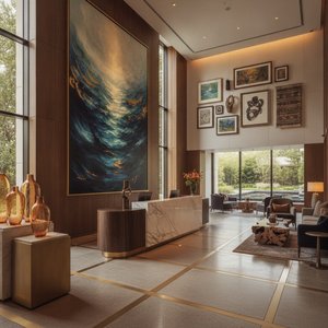 L'Arte che Definisce lo Spazio: Elevare il Design d'Interni con l'Eccellenza di OriginalUniqueArt
