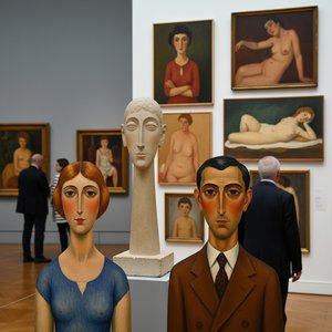 Modigliani's Masterpieces: 25 Iconic Paintings & Sculptures | Originaluniqueart