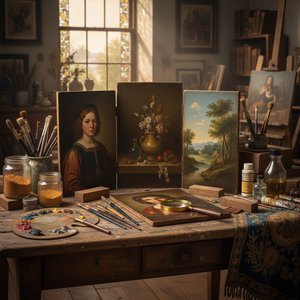 Oil on Panel: A Historical Survey of Technique, Support, and Aesthetic Impact