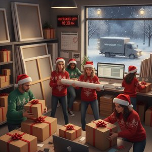 OriginalUniqueArt.com F.A.Q.: Managing Holiday Shipping & Production Delays