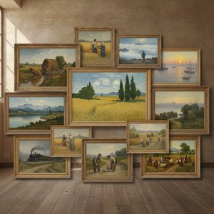 10 Breathtaking Artworks That Capture the Beauty of Rural Landscapes