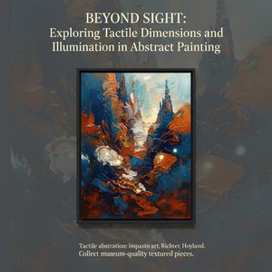 Beyond Sight: Exploring Tactile Dimensions and Illumination in Abstract Painting