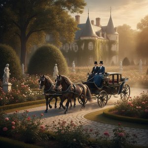 Elegance in Motion: The Timeless Majesty and Artistic Legacy of Horse-Drawn Carriage Masterpieces