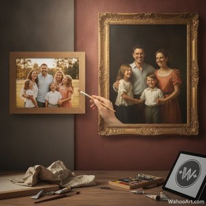 OriginalUniqueArt.com F.A.Q.: Create Bespoke Family Legacy Oil Portraits from Photos