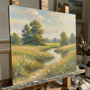 The Timeless Beauty of Oil on Panel: Capturing Light and Texture through the Impressionist Lens