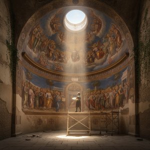 The Eternal Glow of Fresco: Capturing Light, Spirit, and the Timeless Majesty of Wall Art