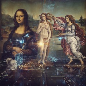 Digital Collage: Merging Art History and Technological Innovation into Modern Masterpieces